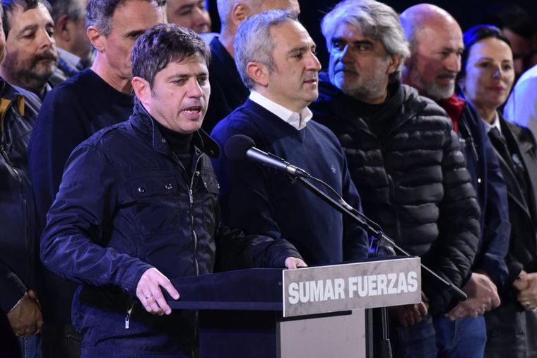 Axel Kicillof, tras la victoria de Fuerza Patria en la Provincia.