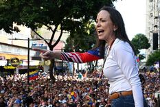 María Corina Machado dirigió el movimiento opositor venezolano en las elecciones de julio de 2024 en Venezuela. María Corina Machado dirigió el movimiento opositor venezolano en las elecciones de julio de 2024 en Venezuela.