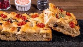 Focaccia, un clásico de la tradición italiana.