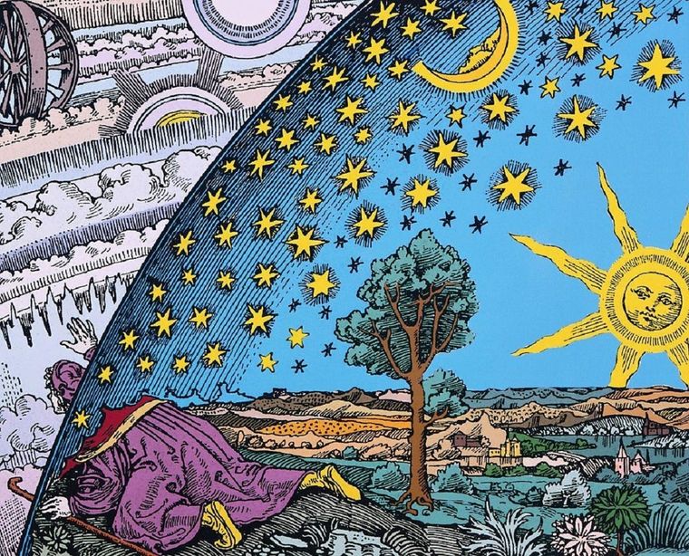 Ilustración de lAtmosphère : météorologie populaire de Camille Flammarion, 1888 Foto: BBC