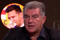 Laporta habló sobre la salida de Messi del Barcelona.