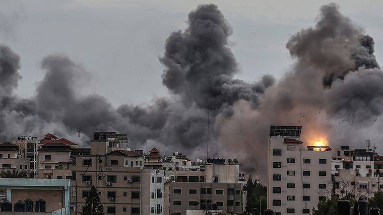 El conflicto se reavivó tras un ataque sorpresivo de Hamás en Israel Foto: DPA