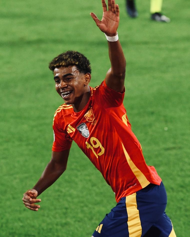 Lamine Yamal, la joya de Espa&ntilde;a y del Barcelona. Foto: @lamineyamal
