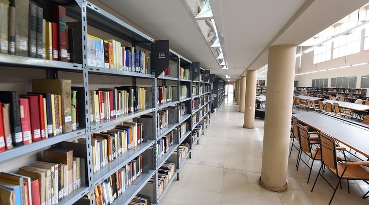 Los ejemplares de la biblioteca pública General San Martín seguirán siendo digitalizados. Foto: ALF PONCE MERCADO / MDZ