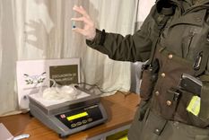Durante el procedimiento, efectivos de Gendarmería Nacional secuestraron 257 gramos de cocaína.