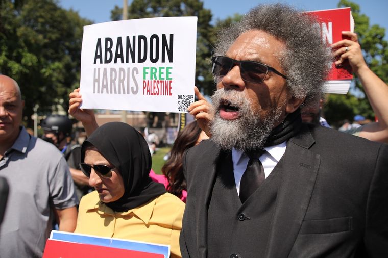 Cornel West, principal candidato independiente en las elecciones de los Estados Unidos. Foto: Shutterstock