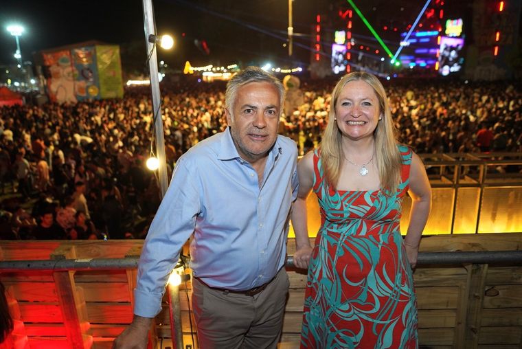 Alfredo Cornejo y Hebe Casado. Foto: Prensa Cornejo