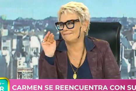 La conductora se mostró sorprendida ante la recreación. La conductora se mostró sorprendida ante la recreación.