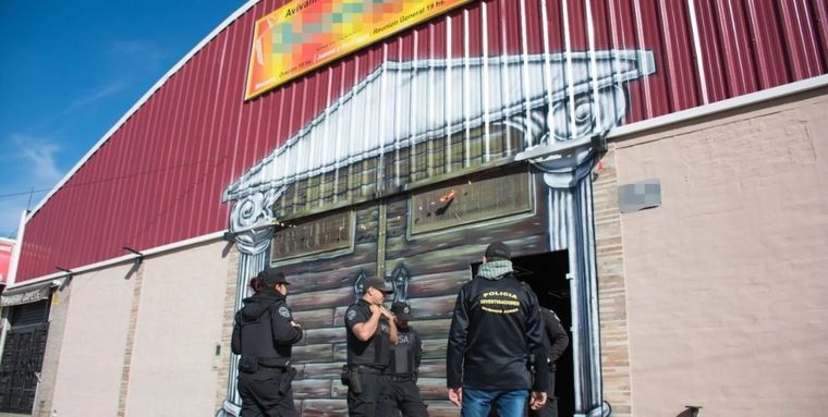 El allanamiento se realizó en el templo evangélico