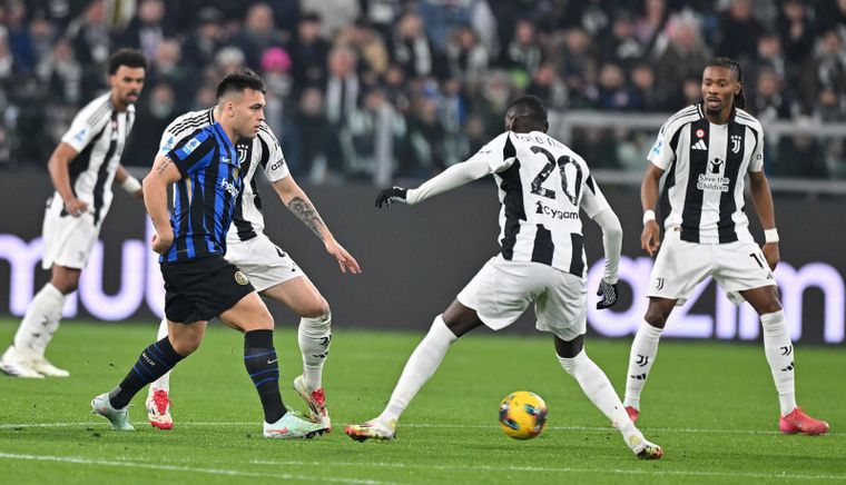 El Inter de Lautaro cayó en el derbi ante Juventus. Foto: EFE