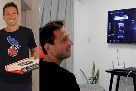 Marcelo Moretti llevó empanadas a un streaming de San Lorenzo, jugó a los videojuegos en vivo e insistió con volver a la presidencia del club. Video: El Método Azulgrana. Marcelo Moretti llevó empanadas a un streaming de San Lorenzo, jugó a los videojuegos en vivo e insistió con volver a la presidencia del club. Video: El Método Azulgrana.