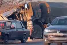 El tremendo choque, en Ucrania. Foto: Interia.