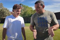 El ex capitán de Los Pumas, Agustín Creevy, entrevistó a Julián Álvarez. 