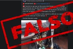 es falso que el alcohol en gel explota por la temperatura interna de un auto