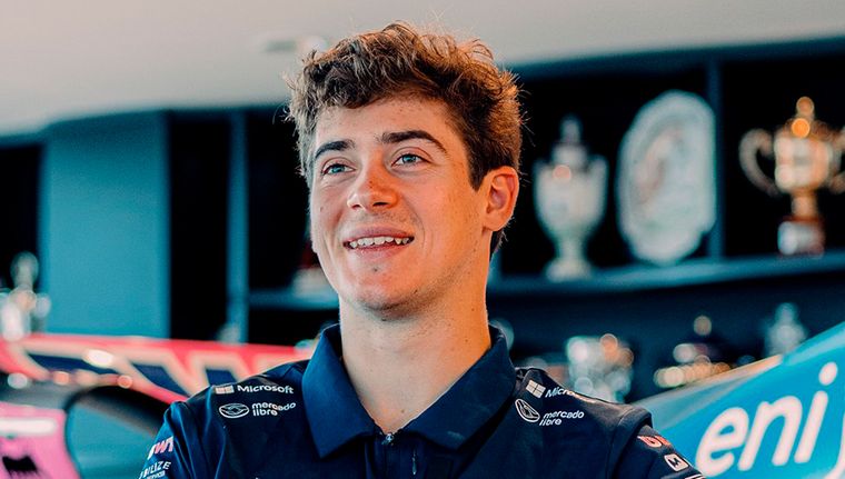 Franco Colapinto ya está en Enstone para la pretemporada de Alpine.