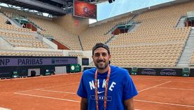 El coach argentino Bruno Stretti en la cancha Suzanne Lenglen, en el marco del Torneo Roland Garros 2024. El coach argentino Bruno Stretti en la cancha Suzanne Lenglen, en el marco del Torneo Roland Garros 2024.