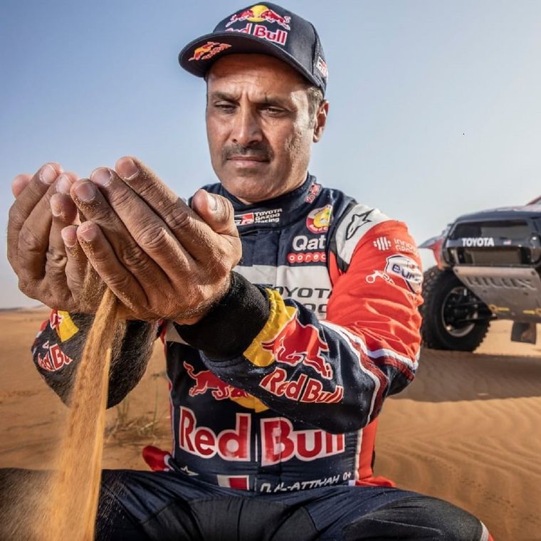 Nasser tuvo un gesto que conmovió a la caravana dakariana. Foto: Red Bull