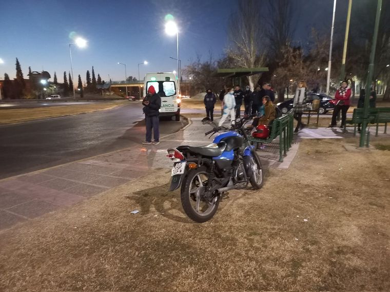 El choque se produjo cerca de las 7 de este jueves Foto: Twitter: @MATIPASCUALETTI