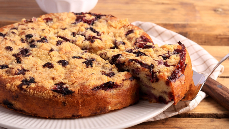 Receta de torta de arándanos que todos quieren repetir.