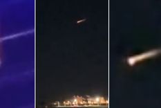 Investigan qué objeto fue el que originó una bola de fuego que cruzó el cielo de Chubut y otras ciudades de la Patagonia Foto: Captura de pantalla