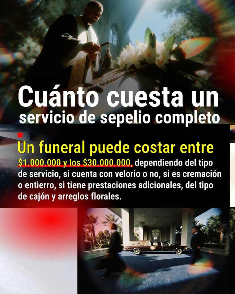 Según pudo saber MDZ, un sepelio puede costar entre $1.000.000 y $30.000.000. Según pudo saber MDZ, un sepelio puede costar entre $1.000.000 y $30.000.000.