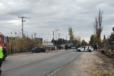 Así quedaron los autos tras el brutal choque. Foto: Gentileza.