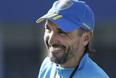 El DT se prepara para debutar en la Copa. Foto: Boca Juniors