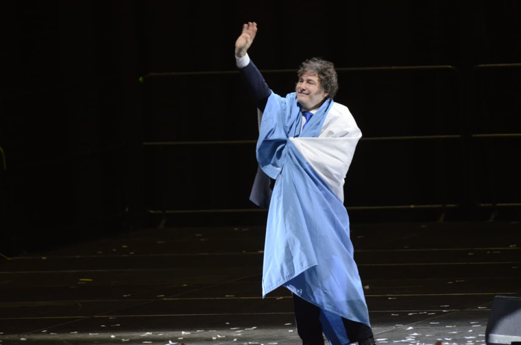 El lunes pasado, Javier Milei dio un show para presentar La construcción del milagro.