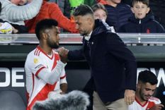 Demichelis elogió el gran momento de Borja. Foto: Télam