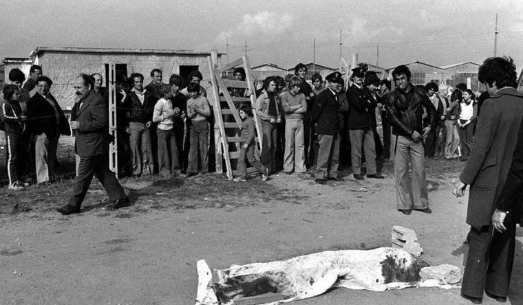 Escena del crimen del famoso director de cine. Foto: Sdut.