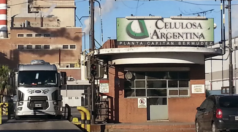 Planta de Celulosa Argentina en Capitán Bermúdez y Zárate