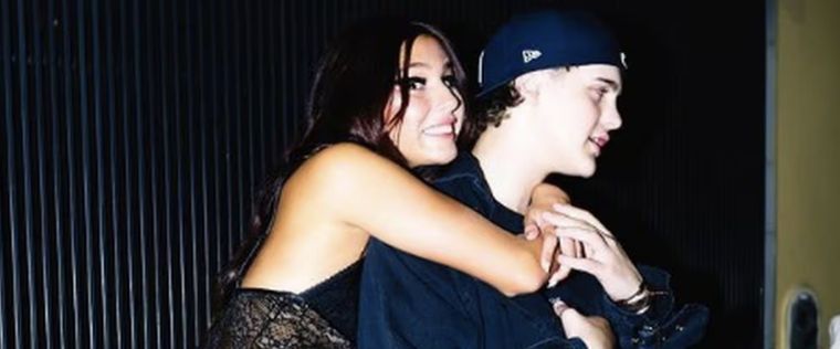 Bauti Vicuña estuvo presente en primera fila para ver a Delfina Foto: @pampitaoficial