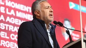 Alfredo Cornejo participó de un acto de Minería en San Juan. 