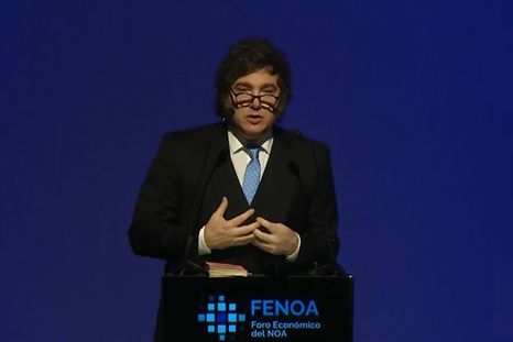 Javier Milei expuso en Tucumán Javier Milei expuso en Tucumán