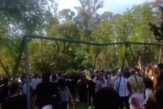 Durante la pelea volaron sillas y mesas