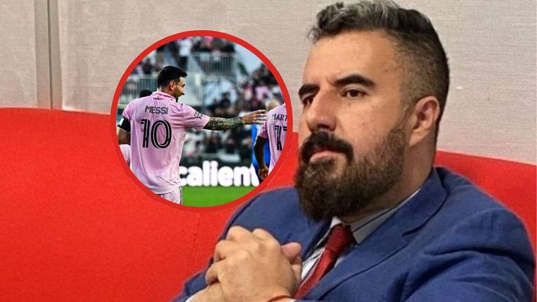 Álvaro Morales arremetió contra Messi y lo destrozaron en las redes.