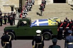 El funeral del príncipe Felipe se llevó a cabo este sábado en el castillo de Windsor. Foto: PA