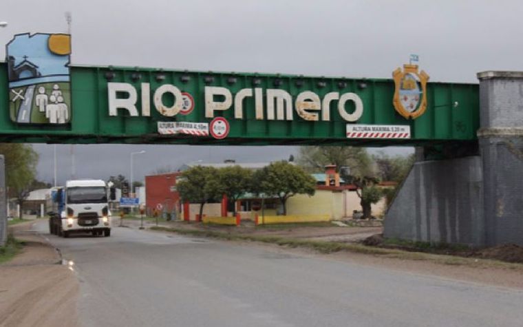 La entrada a la localidad cordobesa