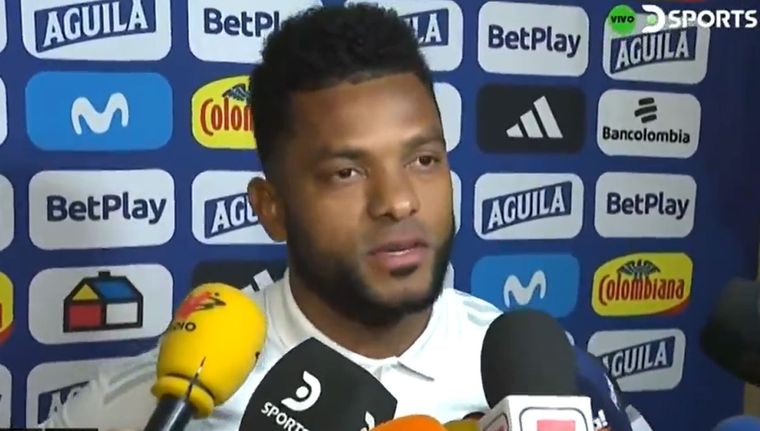 Borja y una conferencia de prensa en la previa a Costa Rica. Foto: Captura