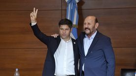 El gobernador bonaerense Axel Kicillof y formoseño Gildo Insfran. El histórico formoseño, jefe político de José Mayans en el Senado, suelta de a poco a CFK&nbsp;