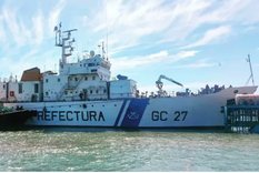 Conmoción en la Prefectura Naval Argentina. Foto: NA Conmoción en la Prefectura Naval Argentina. Foto: NA