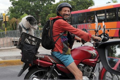 Antes del Área Fundacional, la escena que captó miradas y celulares. Antes del Área Fundacional, la escena que captó miradas y celulares.