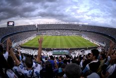 El estadio repleto para los festejos de Argentina campeón del mundo.(Foto: Télam) Foto: Télam