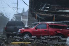 El huracán Ida tocó tierra en el estado de Luisiana, en el sur de Estados Unidos, como una tormenta de categoría 4 en la escala Saffir-Simpson. Sus vientos eran de hasta 240 kilómetros por hora, uno de los fenómenos más poderosos que haya impactado en esa región. Foto: GETTY IMAGES