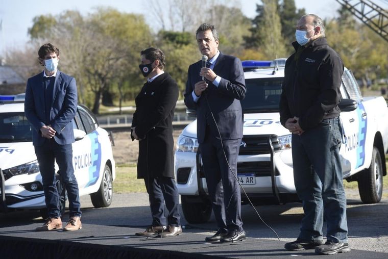 Massa lanzó duros conceptos Foto: Prensa Massa