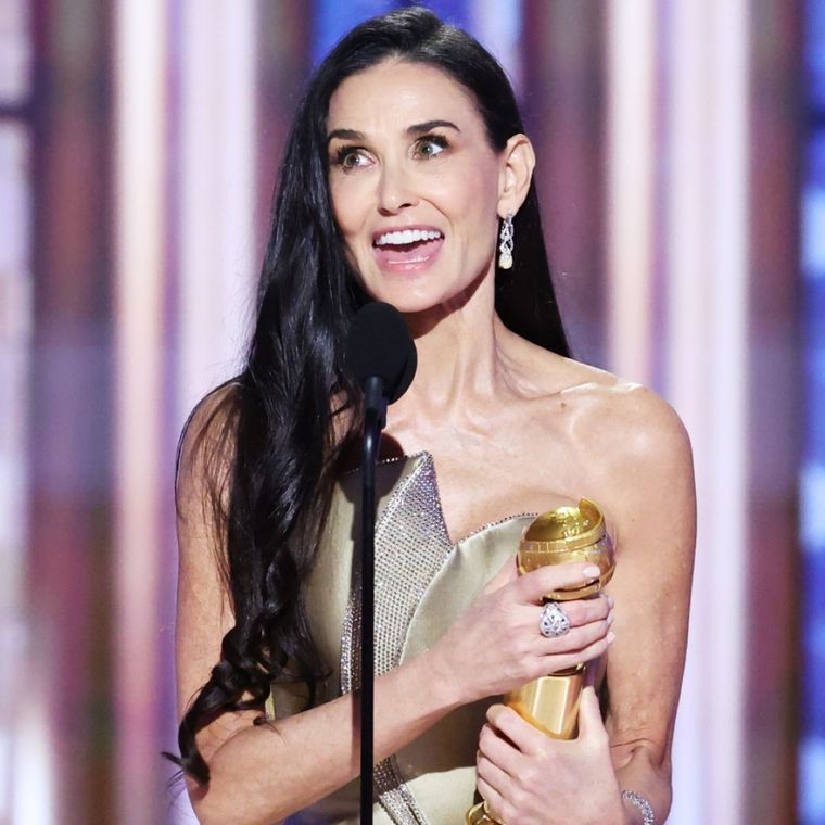 La victoria de Demi Moore representa mucho más que un premio. Foto: Archivo