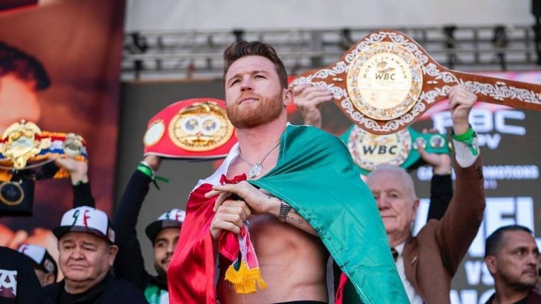 El nacido en Guadalajara sigue haciendo historia. Foto: Instagram @canelo