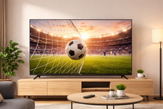 El televisor Philips apuesta por imagen 4K, HDR y funciones gaming para disfrutar cada partido.
