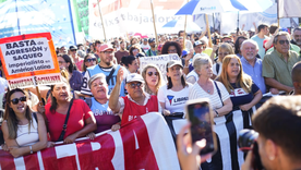 Protesta de la izquierda en Palermo a favor de Nicolás Maduro, quien se encuentra detenido en Estados Unidos.&nbsp;