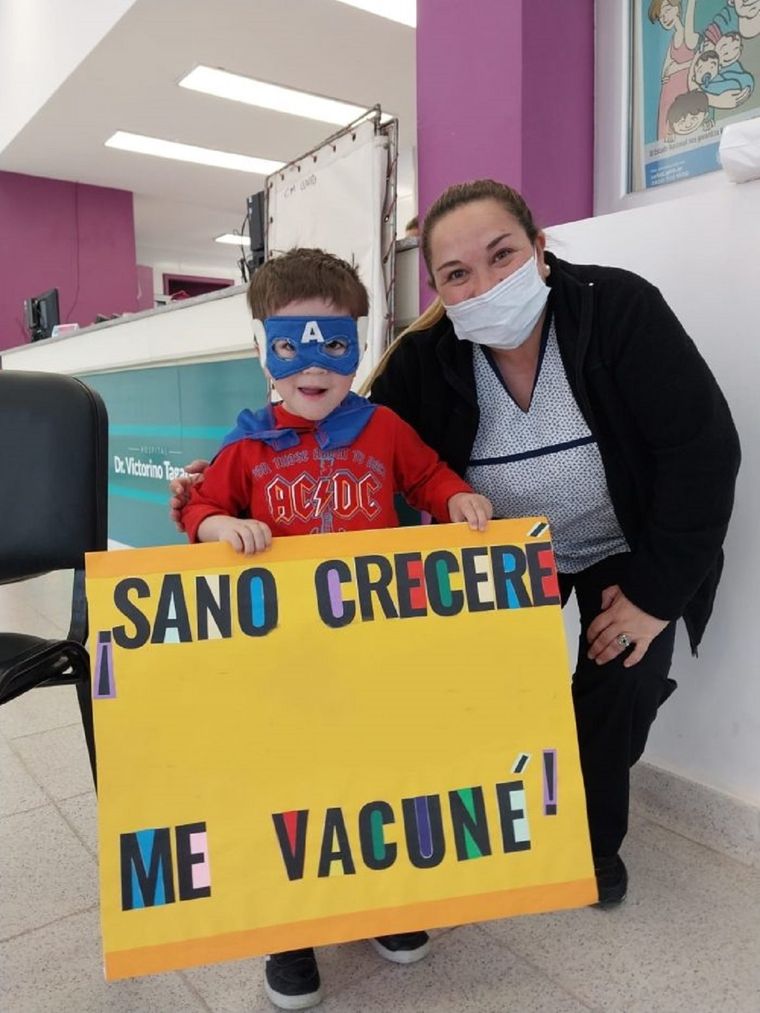 La campaña de vacunación en Mendoza también fue presentada en el Valle de Uco Foto: Ministerio de Salud de Mendoza